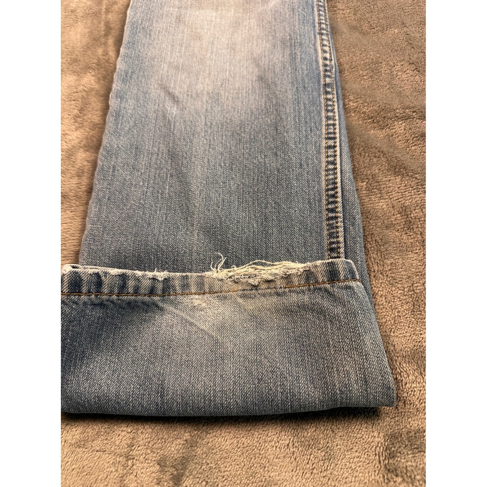 Levis 505 Regular Fit Jeans Reg W29x L29 Light Wash Denim - Picture 8 of 9